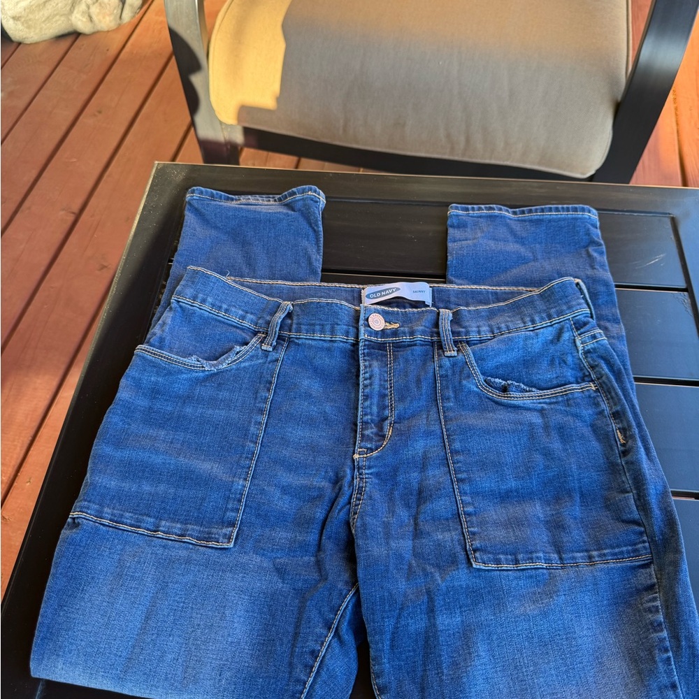 Girl’s Old Navy Blue Jeans Adjustable